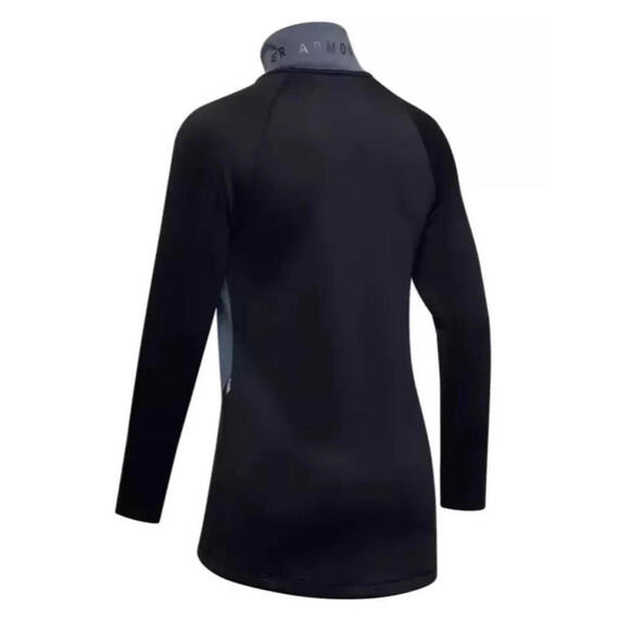 New Women's Under Armour ColdGear Colorblock Half-Zip Training Top, Size: Small - Picture 3 of 3